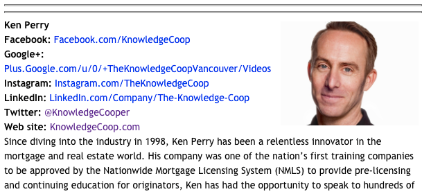 50 Most Connected Mortgage Professionals - Ken Perry